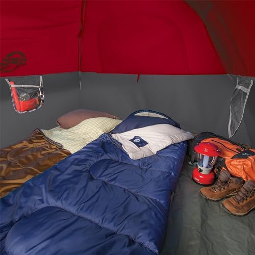 Coleman Brazos 20/30°F Adult Cool-Weather Sleeping Bag with No-Snag Zipper & Stuff Sack, Machine Washable, Great for Camping, Traveling, Guests, & More - Image 2