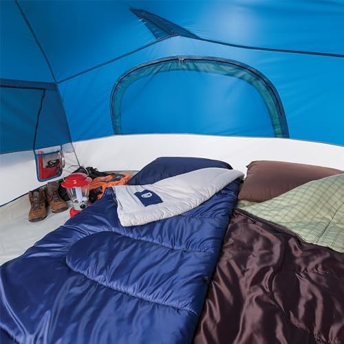 Coleman Brazos 20/30°F Adult Cool-Weather Sleeping Bag with No-Snag Zipper & Stuff Sack, Machine Washable, Great for Camping, Traveling, Guests, & More - Image 6