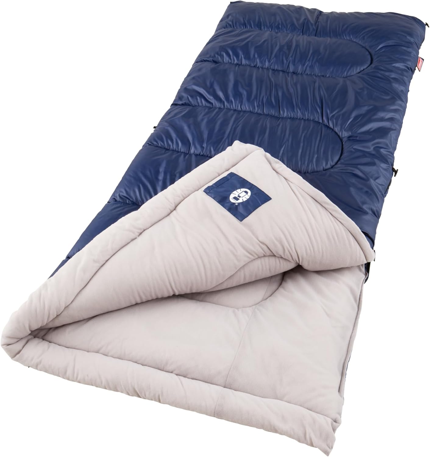 Coleman Brazos 20/30°F Adult Cool-Weather Sleeping Bag with No-Snag Zipper & Stuff Sack, Machine Washable, Great for Camping, Traveling, Guests, & More - Image 8